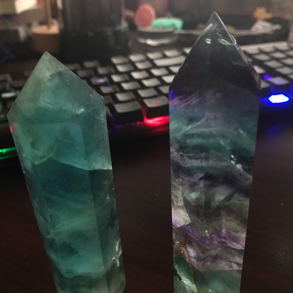 Fluorite towers